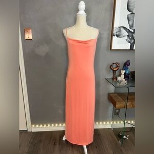 Nbd maxi dress - coral color size M